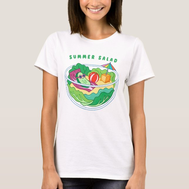 Sommarsallad T Shirt (Framsida)