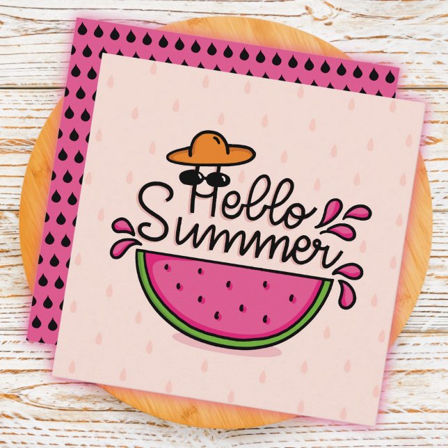 Sommarsalutkorth med vattenmelon (Skapare uppladdad)