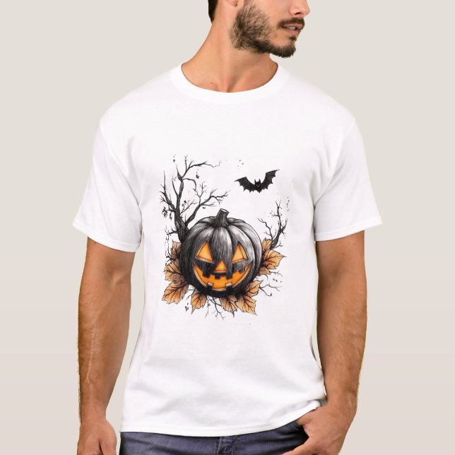 sommarsäsong: pumpa t shirt (Framsida)