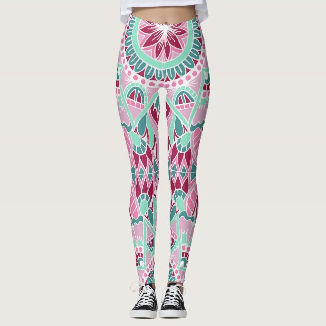 SommarsäsongMandala Leggings (Framsida)