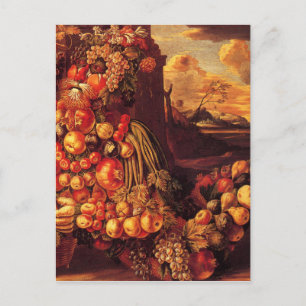 Sommarsäte Figur av Giuseppe Arcimboldo Vykort