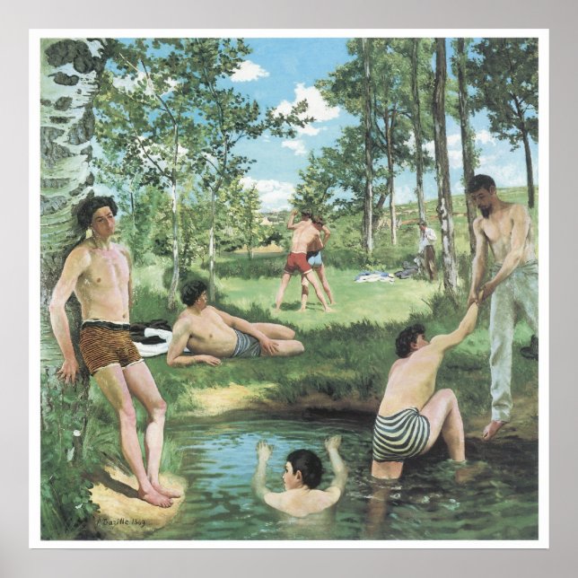 Sommarscen, 1869 poster (Framsidan)