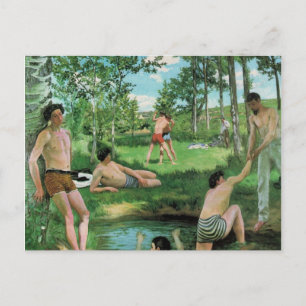 Sommarscen, Frédéric Bazille Vykort