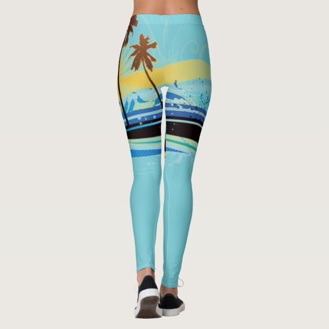 Sommarscene Leggings (Baksida)
