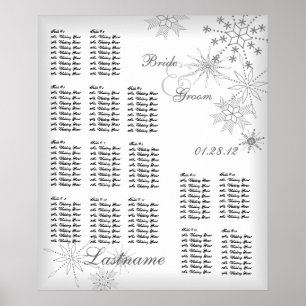 Sommarschemat i Bröllop Silver Grått Poster