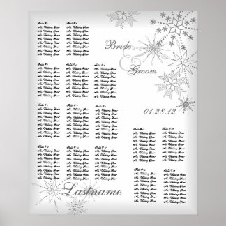 Sommarschemat i Bröllop Silver Grått Poster
