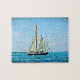 Sommarsegling - 8 x 10 - 110 pcs. Jigszle Puzzle Pussel