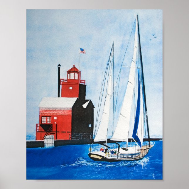 Sommarsegling Poster (Framsidan)
