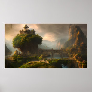 Sommarsemester i Fantasy på en semester med en bro Poster