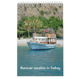 Sommarsemester i Turkiet Kalender