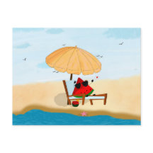 sommarsemester på vattenmelonstranden