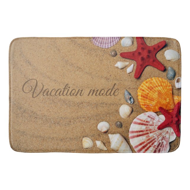 Sommarsemester vid Tropiska havskusten Badrumsmatta (Framsidan)