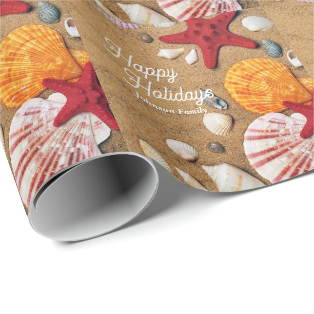 Sommarsemester vid Tropiska havskusten Presentpapper (Rullad Hörn)