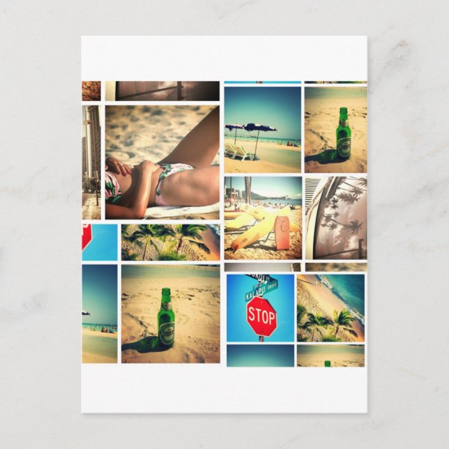 Sommarsemester Vykort (Framsida)