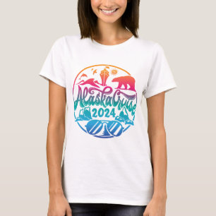 Sommarsemesterkvinnor T-shirts Alaska kryssning fr