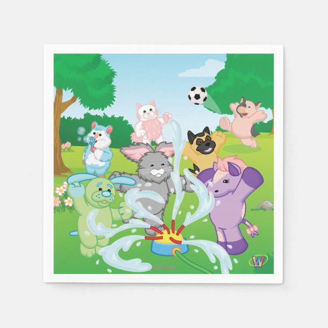 Sommarsensation Sprinkler Pappersservett (Framsidan)