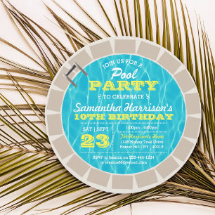 Sommarsimning av Party i Bassäng i alla åldrar Inbjudningar