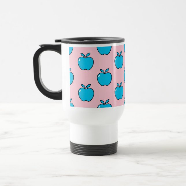 Sommarsippens Resemugg för blå äpplen - 15 oz (Vänster)