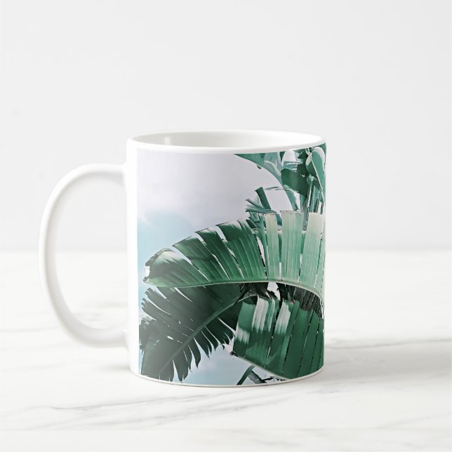 Sommarsjäl Sommiga Banblads Ljusgrön Kaffemugg (Vänster)