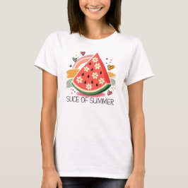 Sommarskiva, Vattenmelon Skivor Grafik T Shirt
