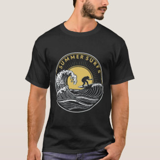Sommarskjorta, Beach t-shirt Design.