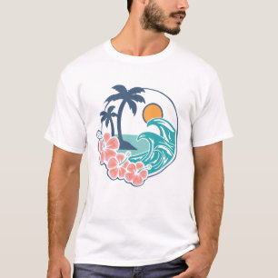 Sommarskjorta, strand t shirt