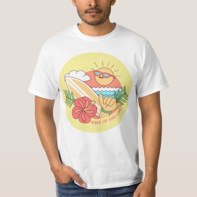 Sommarskjortor och jacka t-shirt (Framsida)