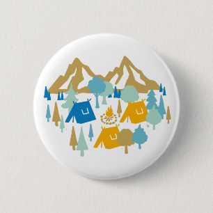 Sommarskog Camping Button Knapp