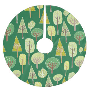 Sommarskog: Naturinspirerad design Julgransmatta Borstad Polyester
