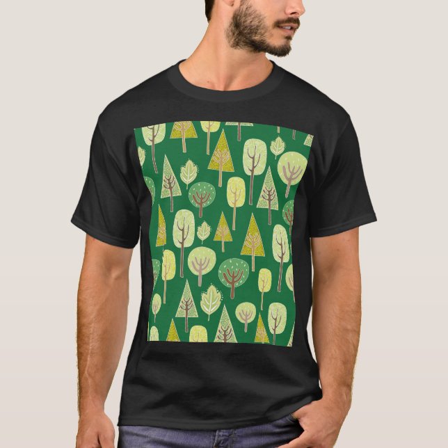 Sommarskog: Naturinspirerad design T Shirt (Framsida)