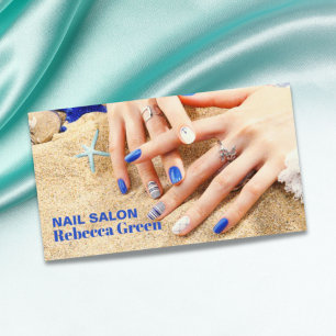 Sommarskönhet, nagelsalong för nagelnagare visitkort