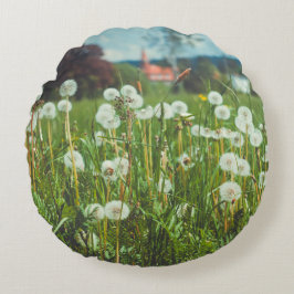 Sommarskugga med dandelion dekorativ kudde