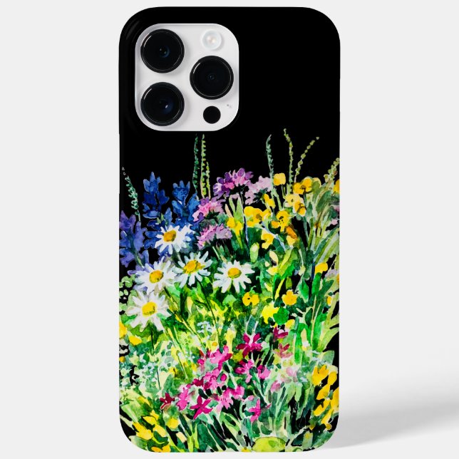 Sommarskugga, vild blommor Fodral-Mate iphone case (Baksida)