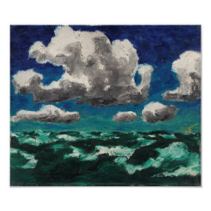 Sommarskyar Emil Nolde Fototryck