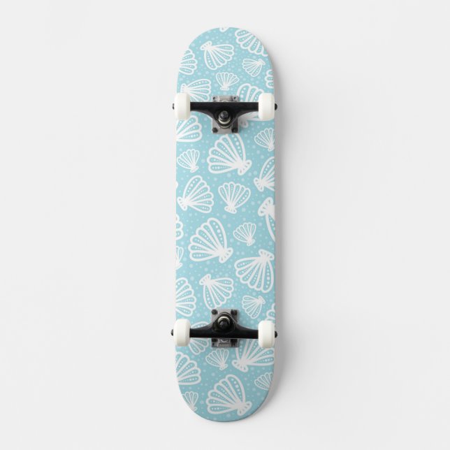 Sommarsnäckamönster Skateboard Bräda 19,5 Cm (Framsida)