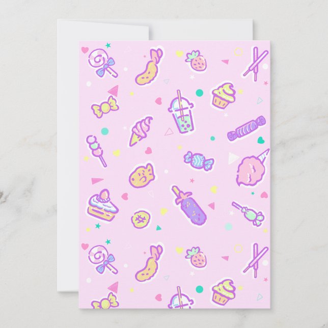 SommarSnacks drömmar Inbjudningar (Framsida)