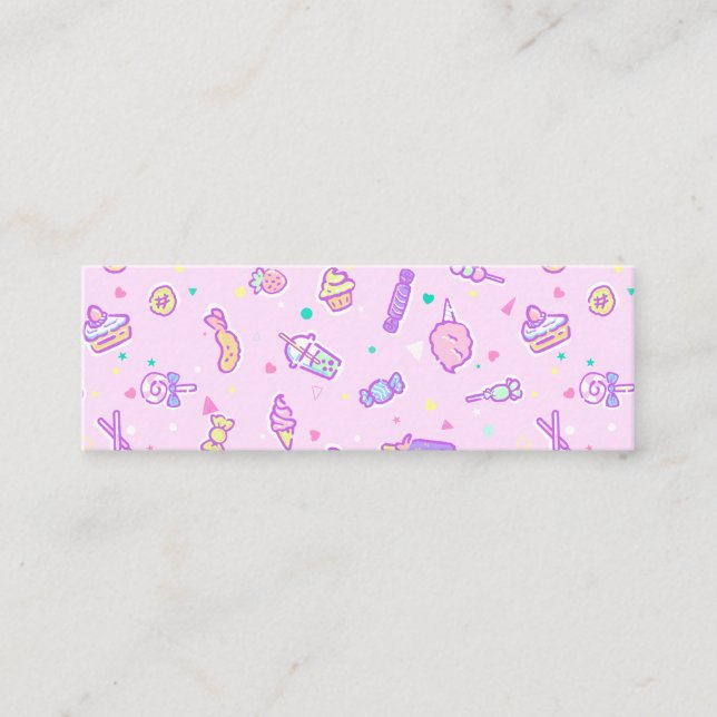 SommarSnacks drömmar Mini Visitkort (Framsida)