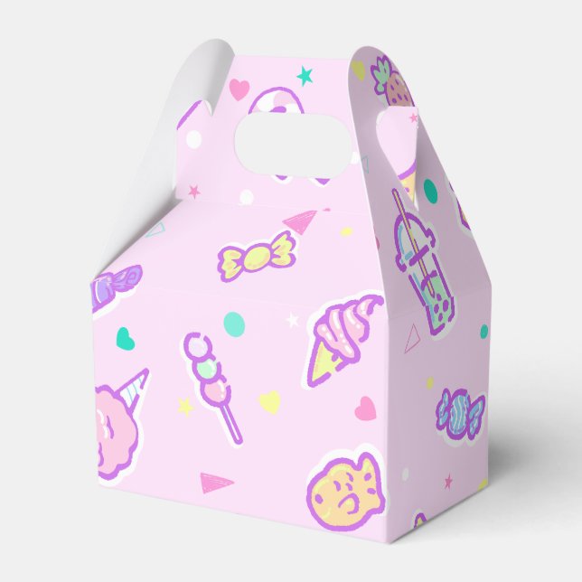 SommarSnacks drömmar Presentaskar (Framsidan Sidan)