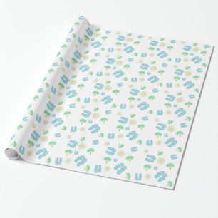 Sommarsol- och Sandalsgåvasjal Presentpapper