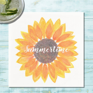 Sommarsolblommor Pappersservett