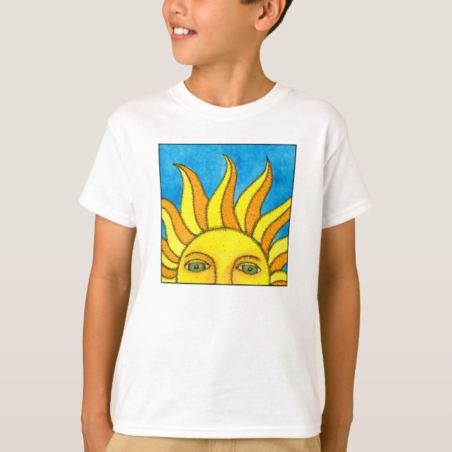 Sommarsolen lurar T-tröja Tee (Framsida)