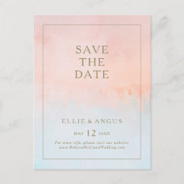 Sommarsolens vattenfärg Spara vykortet för datum Inbjudan Vykort