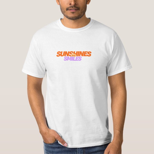 Sommarsolja och sjömil t shirt (Framsida)