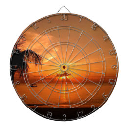 Sommarsolnedgång Darttavla