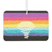 Sommarsolnedgång i Luft Freshener (Black Multi)