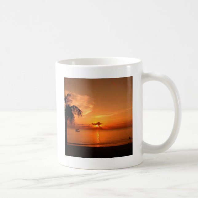 Sommarsolnedgång Kaffemugg (Höger)