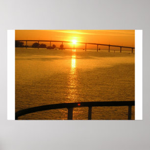 Sommarsolnedgång Poster