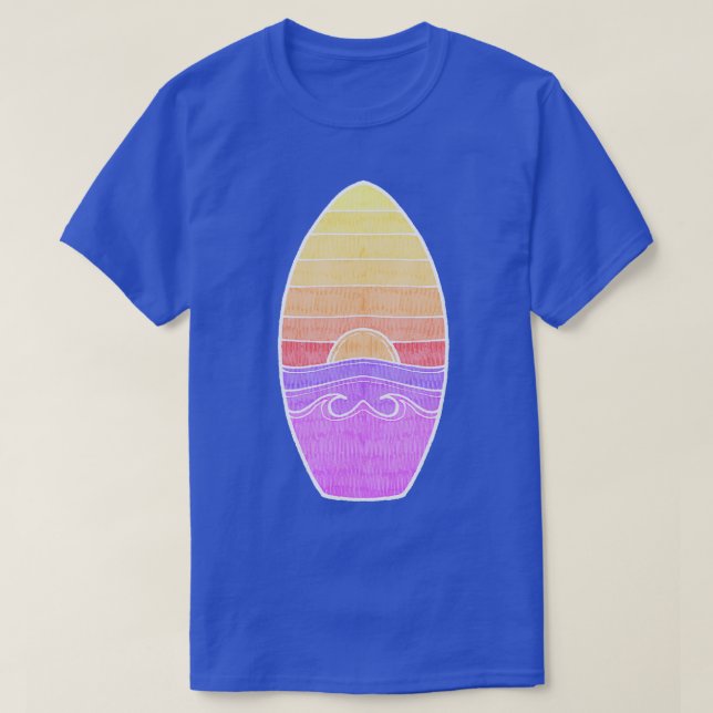 Sommarsolnedgång TShirt T Shirt (Design framsida)