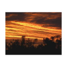 Sommarsolnedgången i Canberra