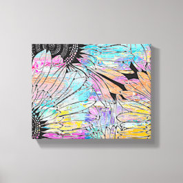 Sommarsolros 10 tum x 8 tum canvastryck